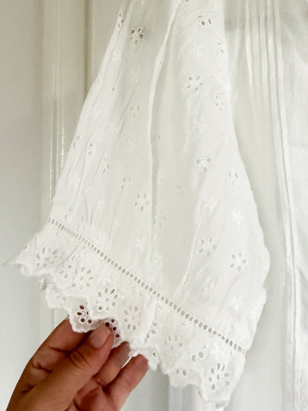 NWT Gap x Doen White Eyelet Top Size Small - Picture 5 of 7